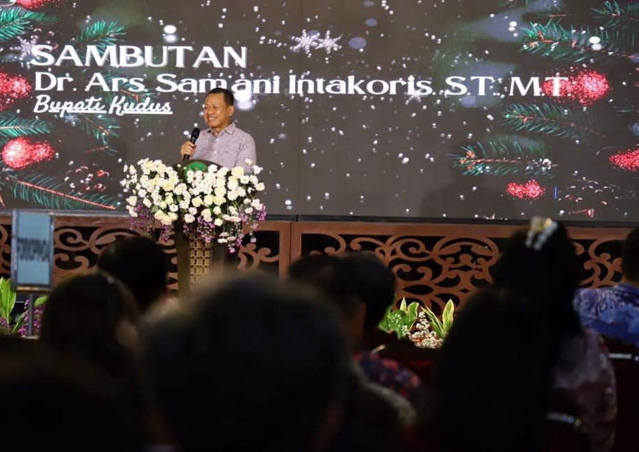 Gema Natal di Pendapa Kabupaten: Bupati Kudus Sam'ani Ungkap Pesan Natal
