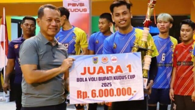 WVC Wates Berhasil Juarai Turnamen Bola Voli Bupati Cup 2025, Bupati Kudus Ungkap Pesan Ini