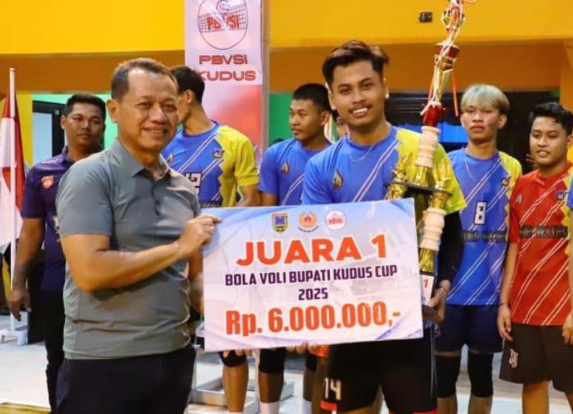 WVC Wates Berhasil Juarai Turnamen Bola Voli Bupati Cup 2025, Bupati Kudus Ungkap Pesan Ini