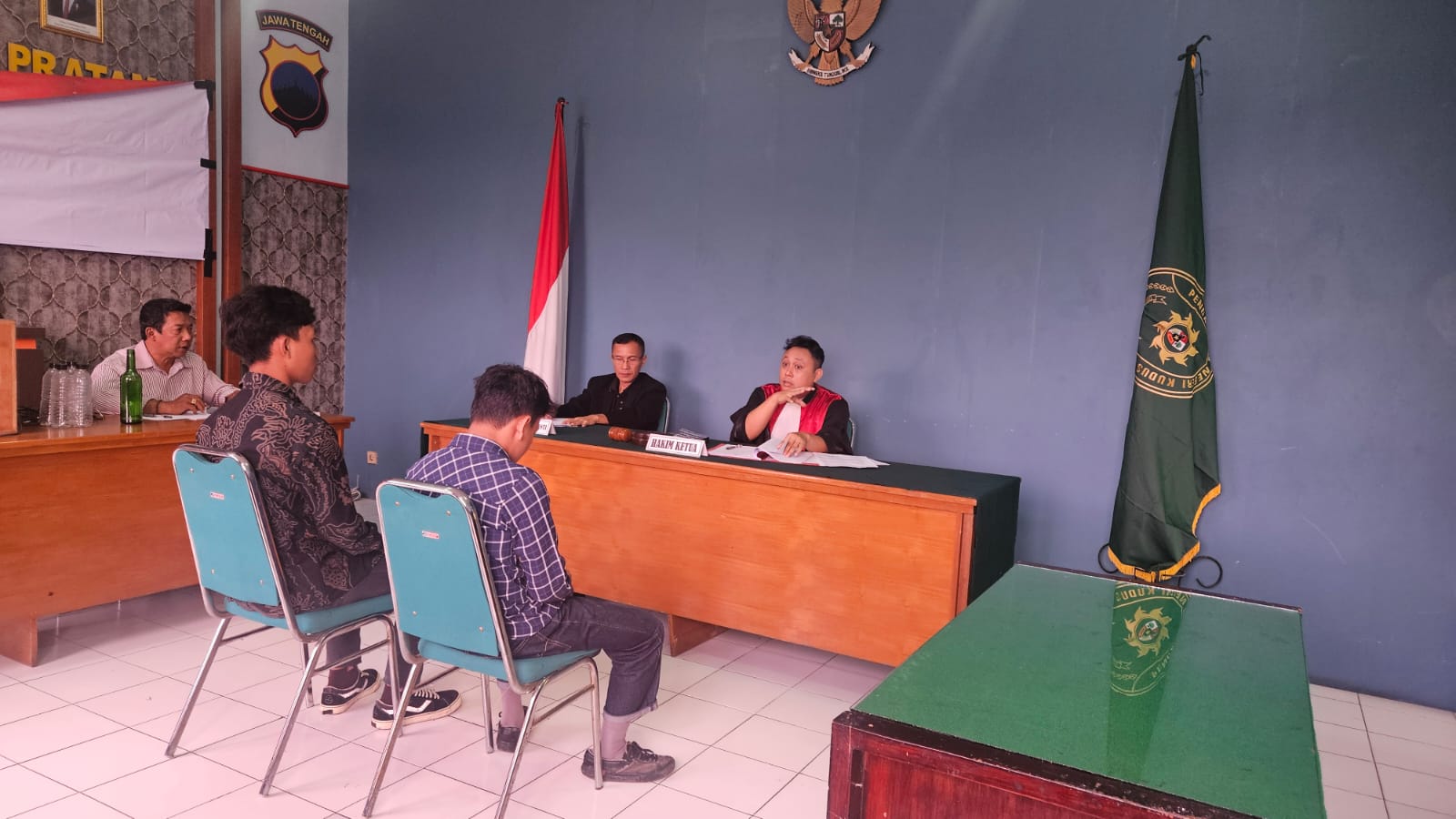 Sidang Tipiring Party Night Digelar di Mapolsek Kudus Kota Terhadap Pelaku Pesta Miras Ilegal