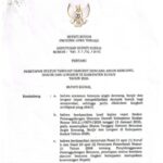 Bupati Kudus Resmi Keluarkan Surat Keputusan Penetapan Status Tanggap Darurat Bencana Angin Kencang, Banjir dan Longsor