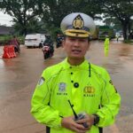 Banjir Rendam Jalur Pantura, Arus Pati–Rembang Tersendat hingga 3 KM, Polisi Lakukan Rekayasa Darurat