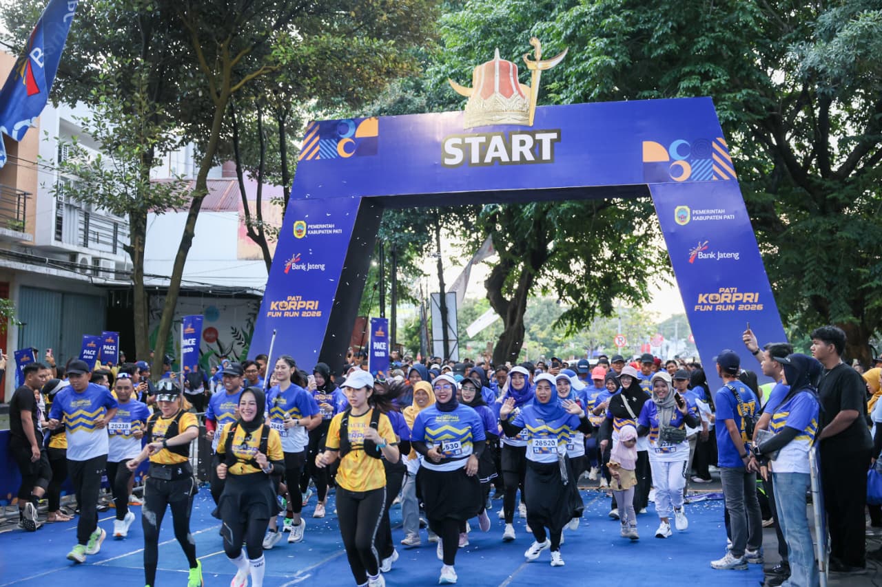 Lari Sambil Berdonasi di Ajang Pati Korpri Fun Run 5K