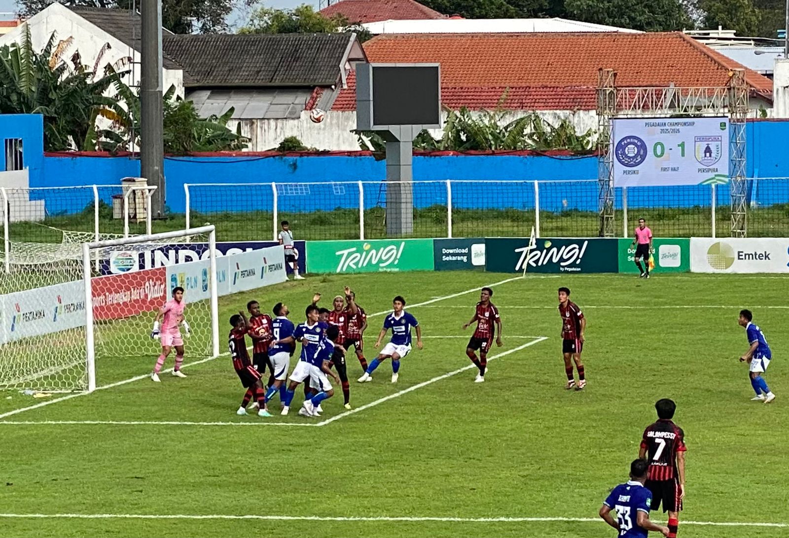 Persiku Kudus Kalah di Kandang Atas Persipura Jayapura 1-2
