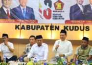 Hadiri Harlah ke-18 Partai Gerindra, Bupati Kudus Pesan Begini