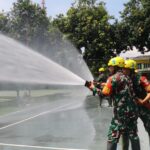 Ratusan Prajurit Kodim Kudus Latihan Damkar, Dandim Tekankan Kesiapsiagaan Bencana