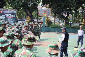 Ratusan Prajurit Kodim Kudus Latihan Damkar, Dandim Tekankan Kesiapsiagaan Bencana