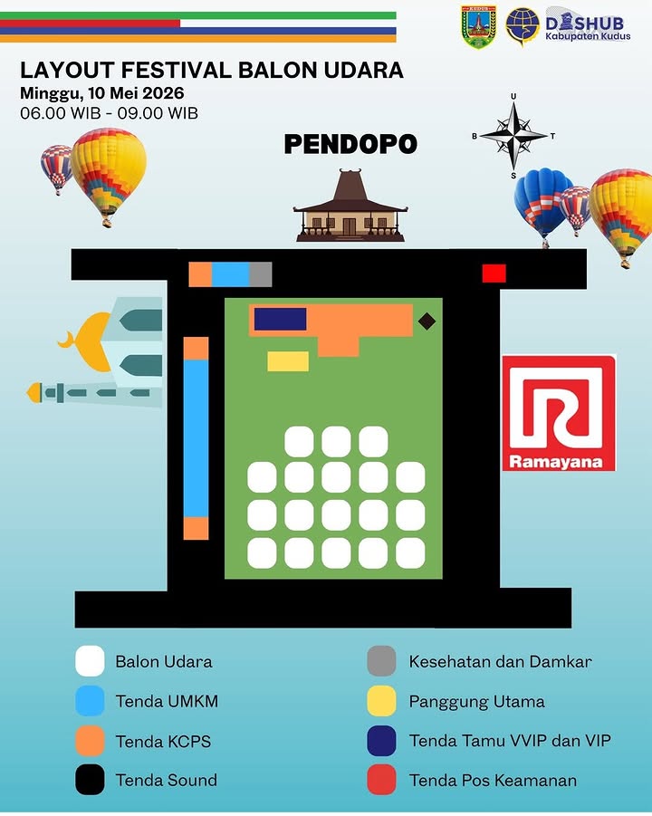 Hindari Macet Festival Balon Udara, Simak Rekayasa Lalu Lintas & Lokasi Parkir