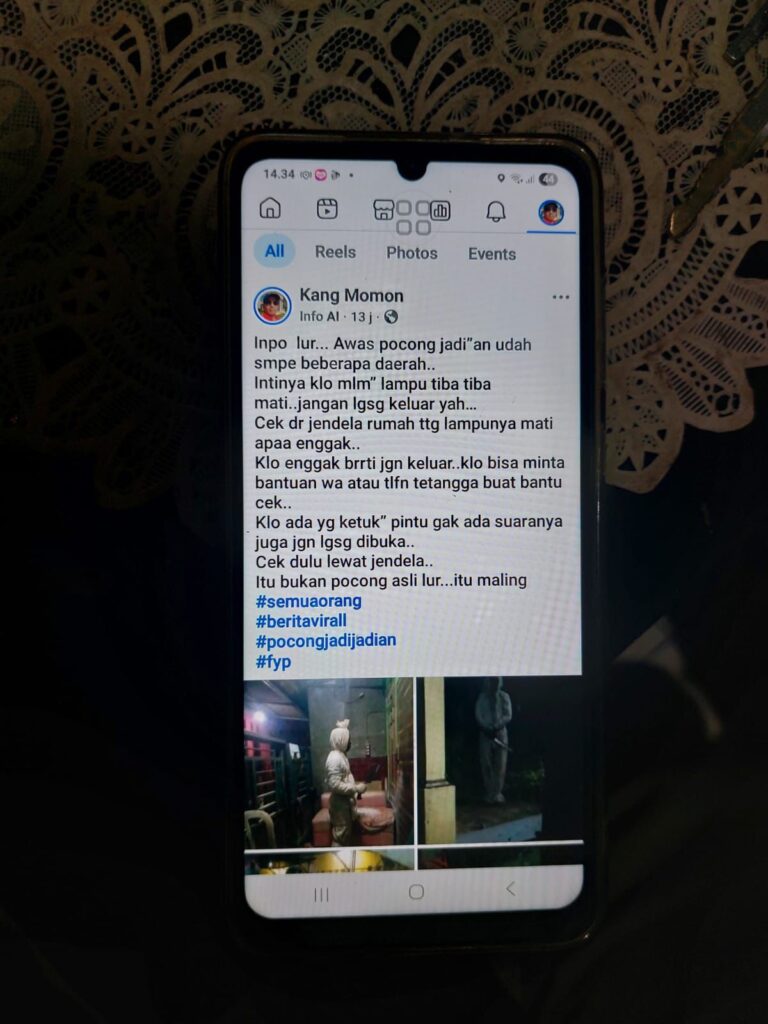 Penyebar Hoaks Teror Pocong di Kudus Ditangkap, Motif Cari Cuan Facebook Pro