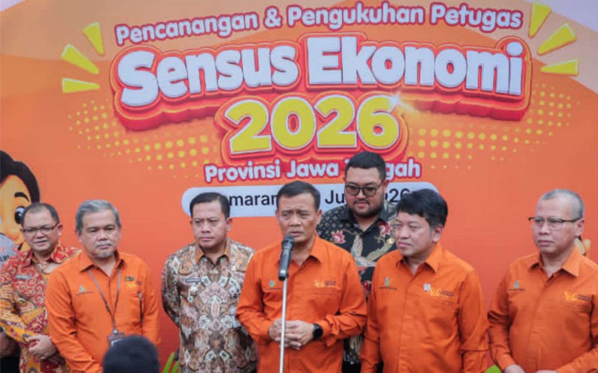 BPS Jateng Mulai Sensus Ekonomi 2026, Sasar 4,9 Juta Pelaku Usaha